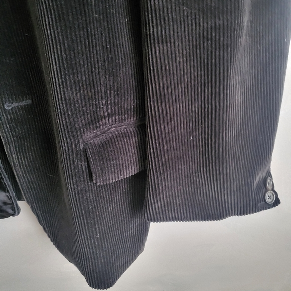 Vintage Polo by Ralph Lauren Men’s Corduroy Jacket Sport Coat Sz L Black - Picture 3 of 15